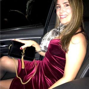 Red velvet 1 Slate cocktail dress elegant and beautiful for the holidays